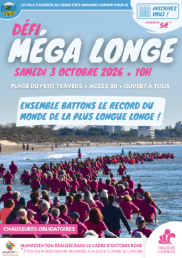 Octobre Rose 2026 organisé par le club de Mauguio Carnon