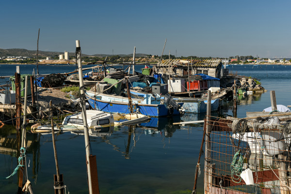 SÈTE : côté étang de Thau, de la Pointe Courte à la Pointe du Barrou